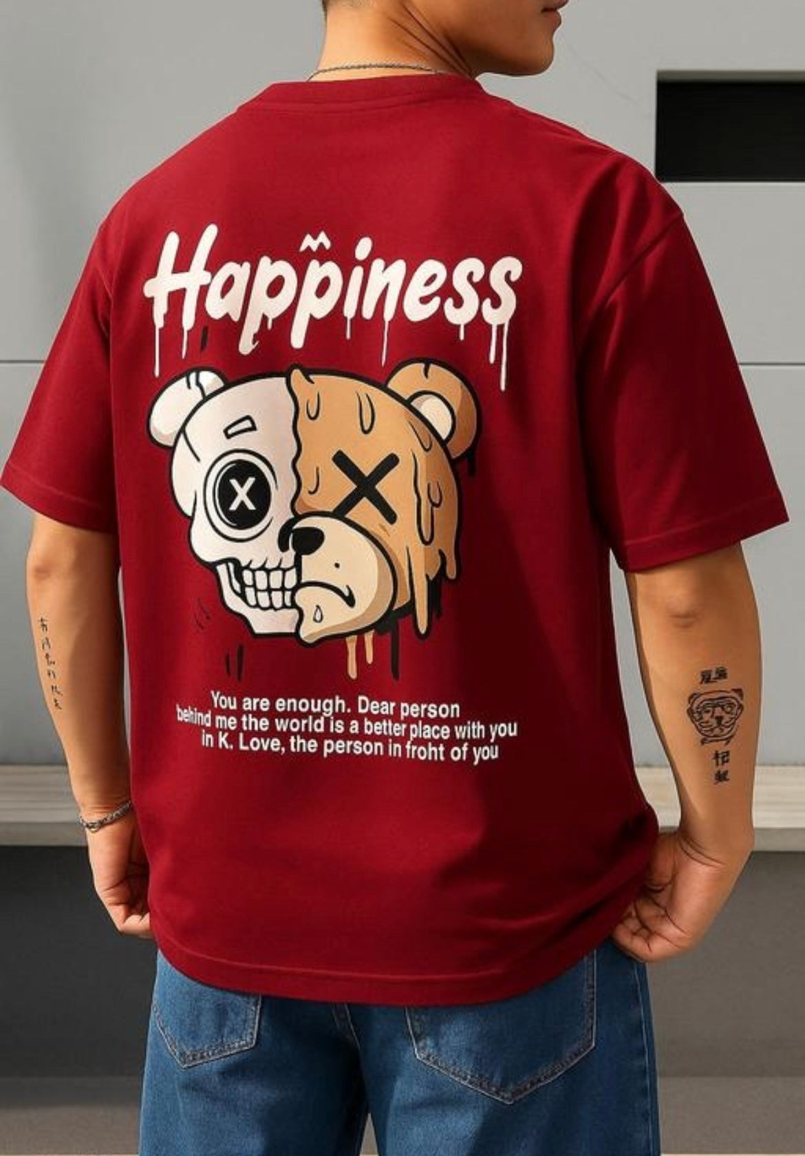 Skull Bear Oversized T-shirt