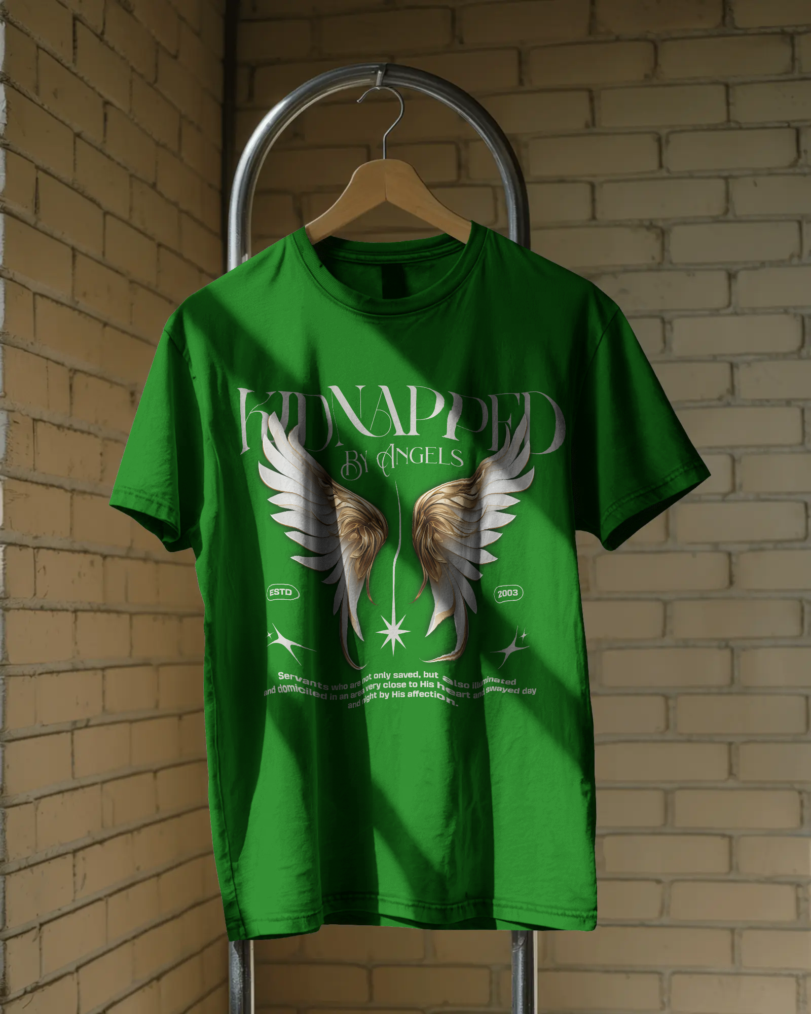 Kidnapped by Angles Printed T-shirt