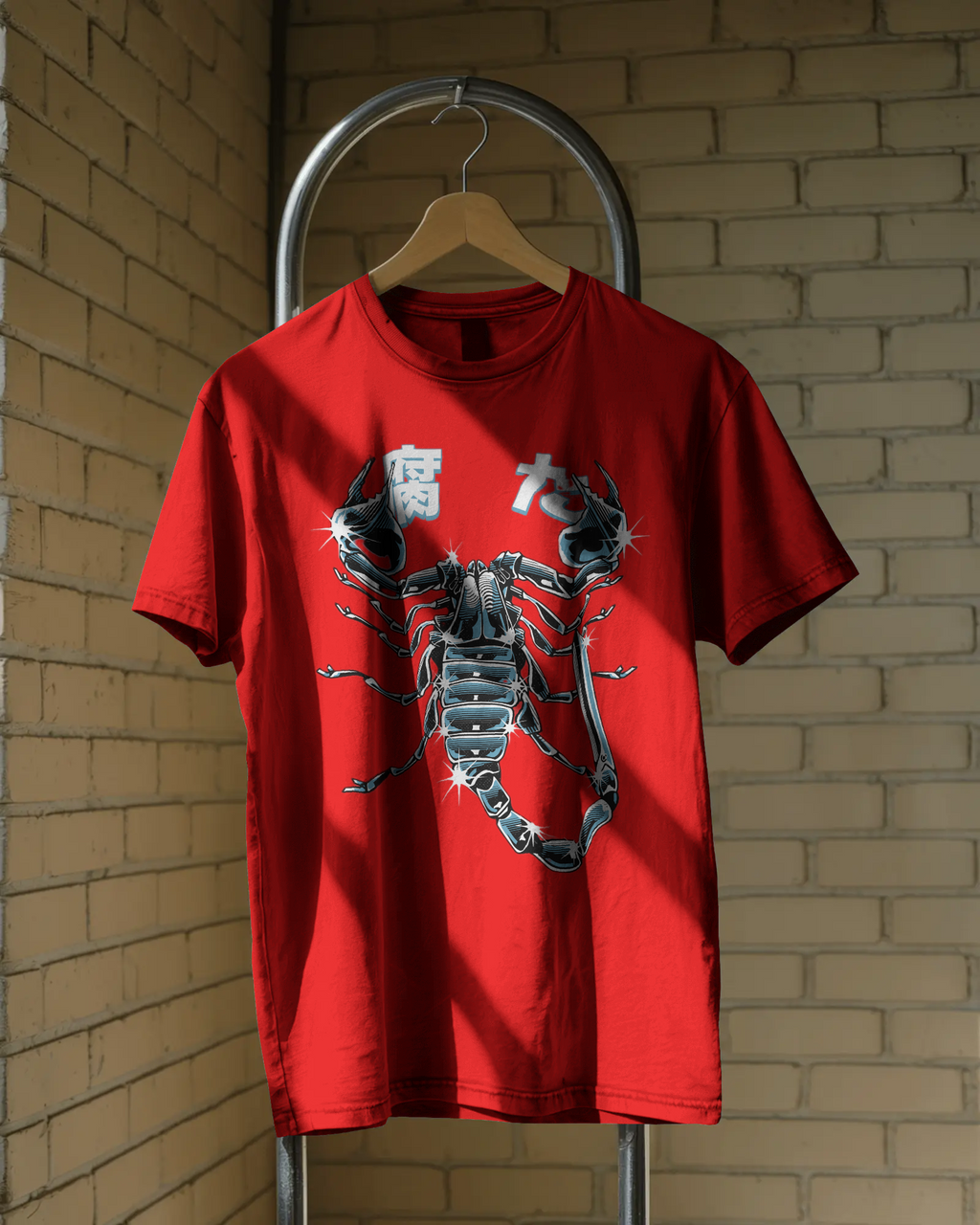 Devil Scorpion Printed T-shirt