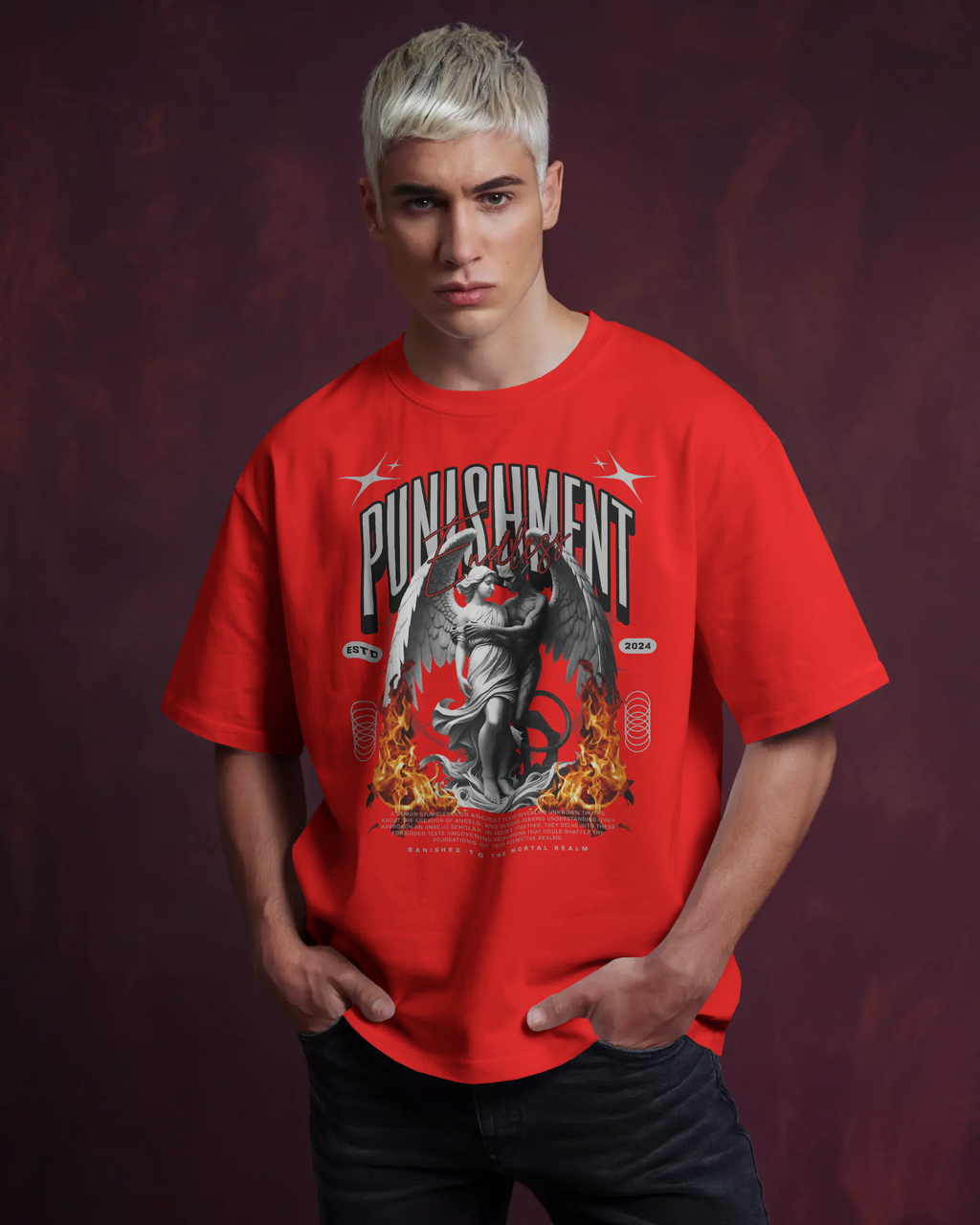 Satan Punishment Printed T-shirt