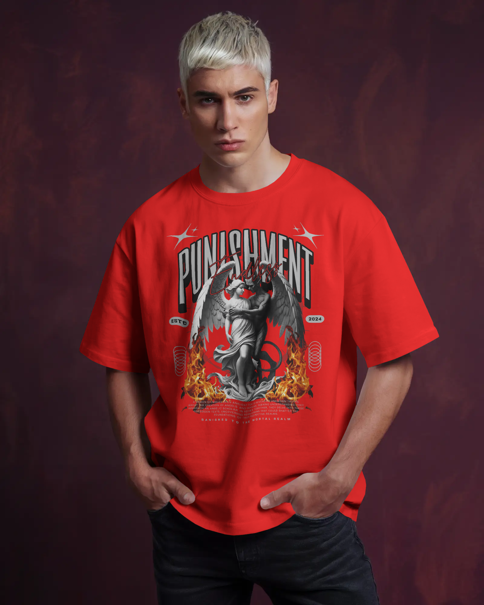 Satan Punishment Printed T-shirt