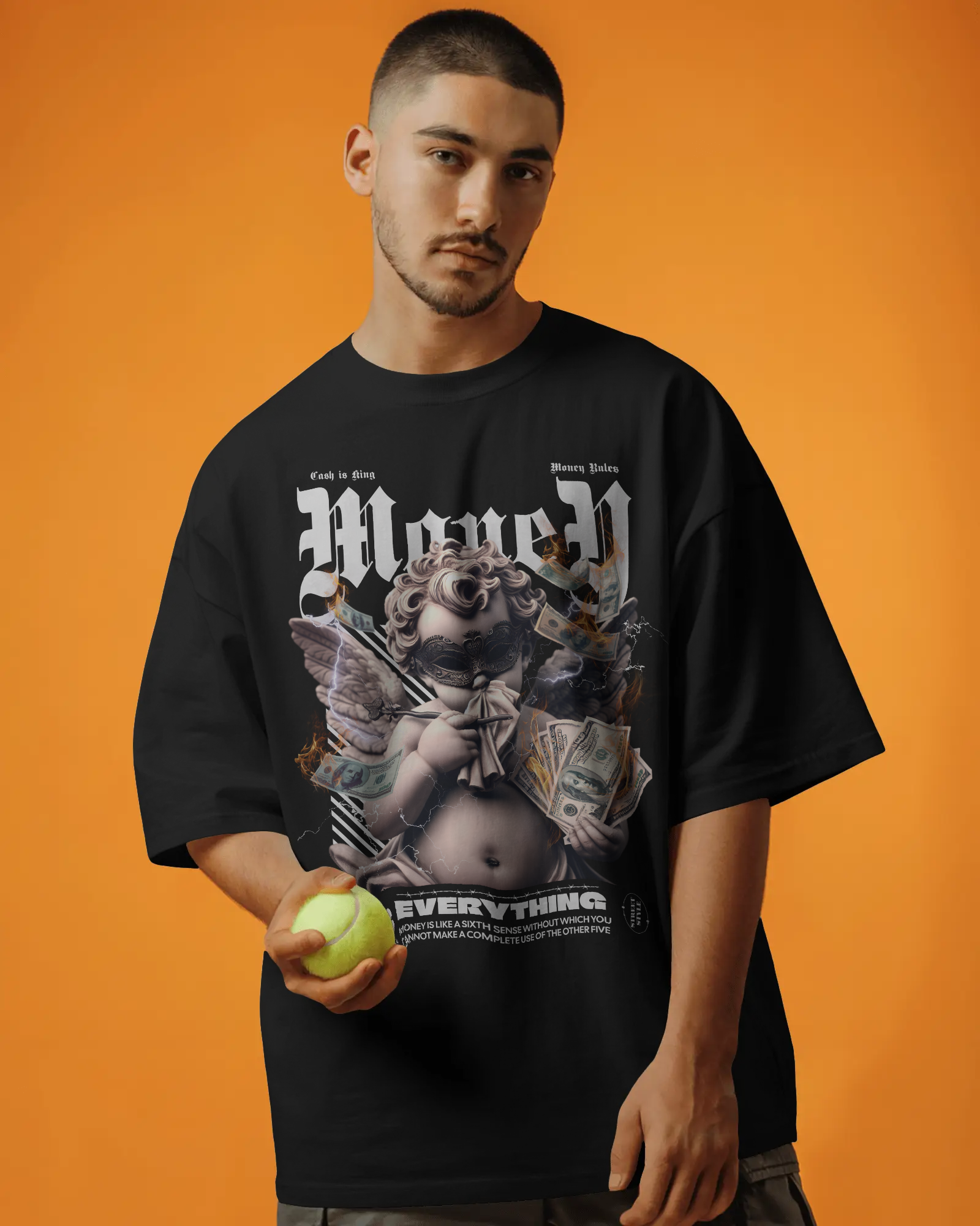 Money Everything Printed T-shirt