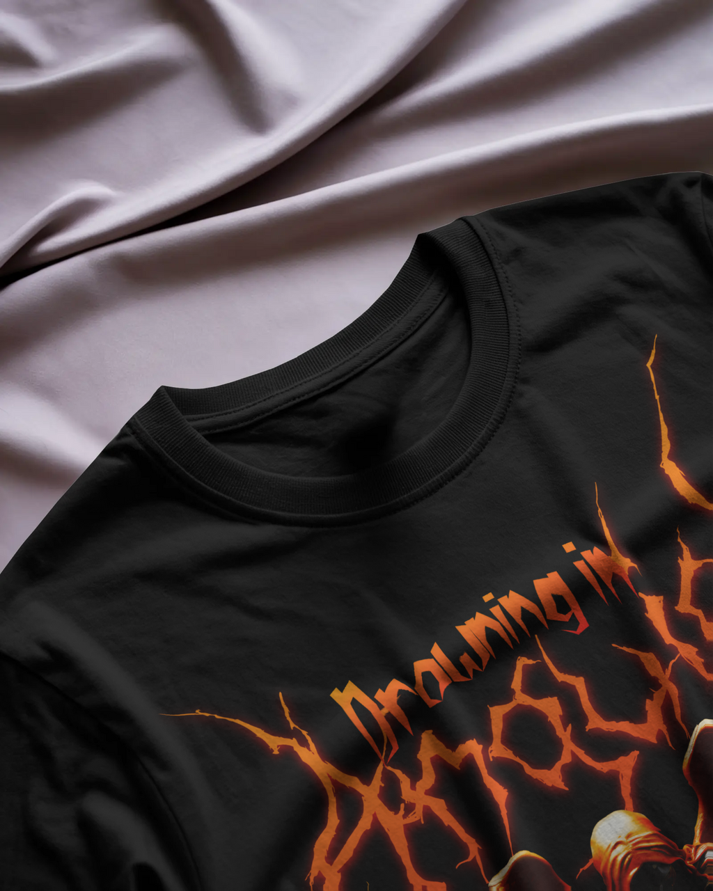 Ghost Drowning Printed T-shirt