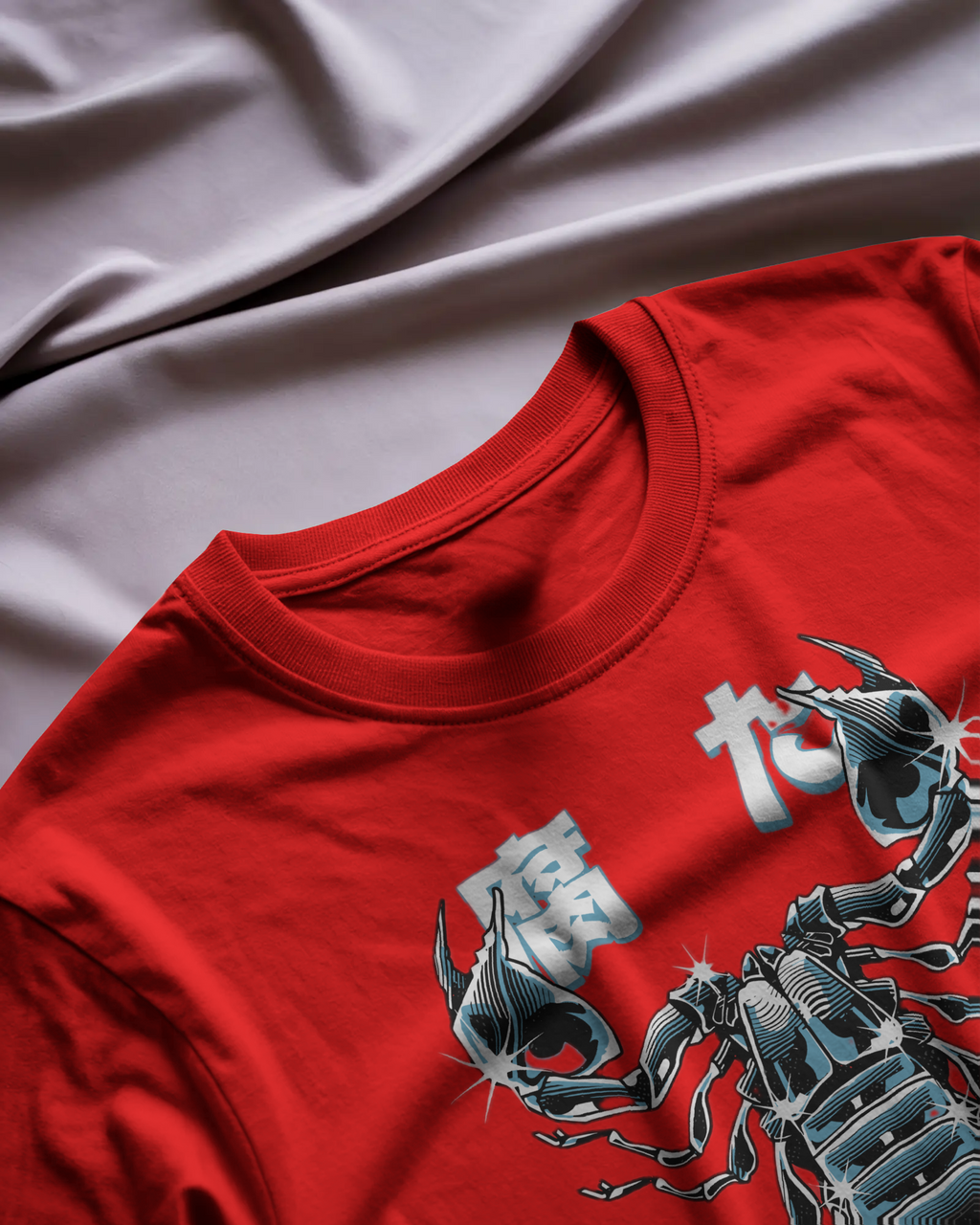 Devil Scorpion Printed T-shirt