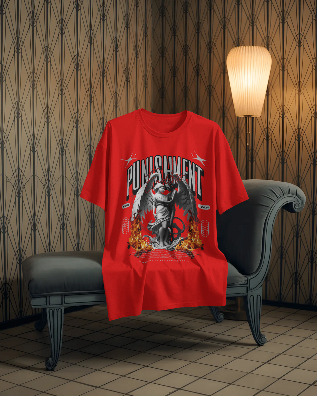 Satan Punishment Printed T-shirt