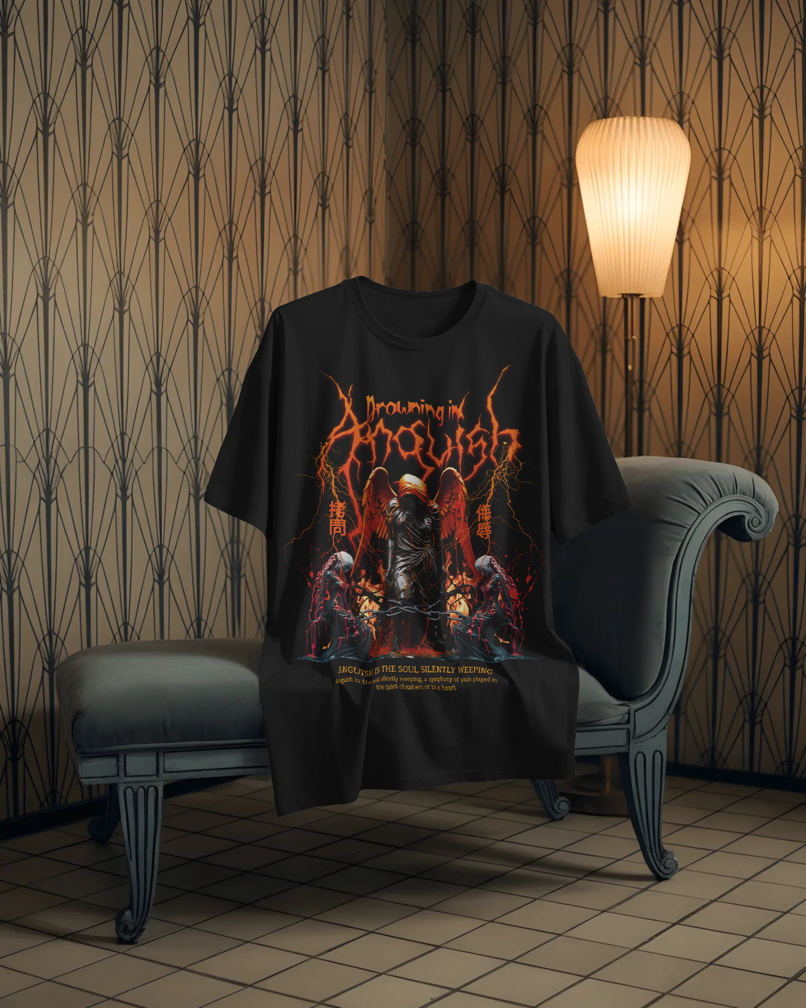 Ghost Drowning Printed T-shirt