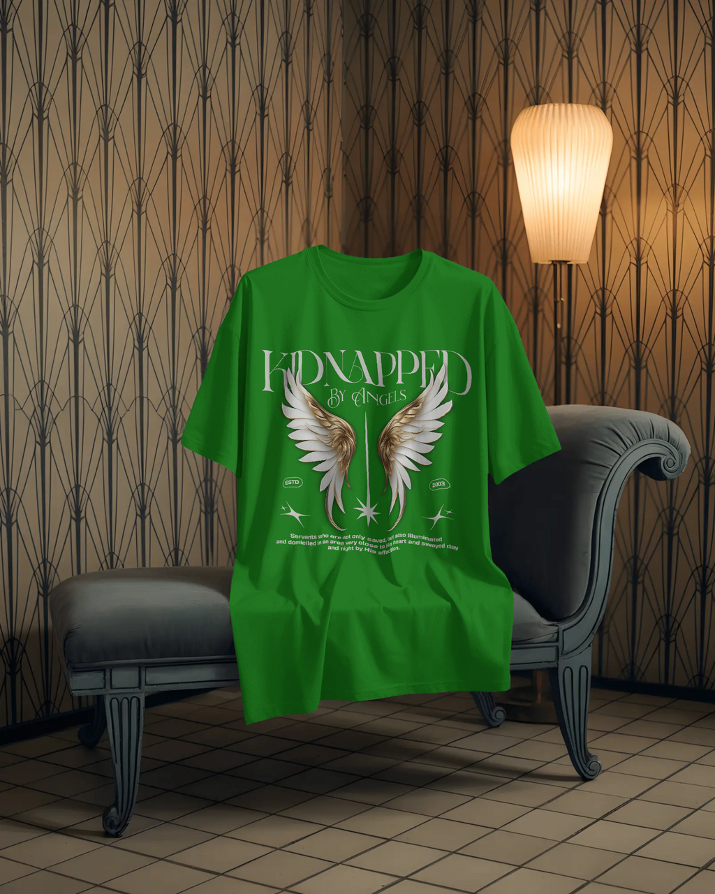 Kidnapped by Angles Printed T-shirt